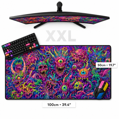 Mousepad/Deskmat Personalizado com Borda Costurada (100x50cm)