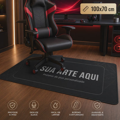TAPETE GAMER PERSONALIZADO (100 x 70 cm) PARA ESCRITÓRIO E CASA